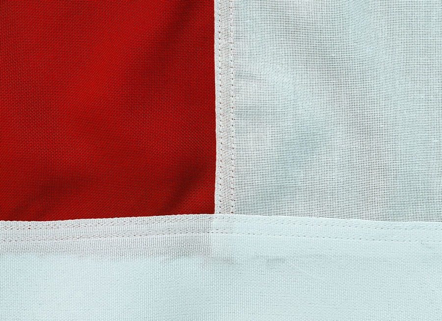 06 Flagge für Maibaum EXTRA rot-weiß